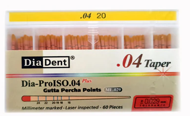 Gutta Percha Points 20 Taper 0.4 60pcs