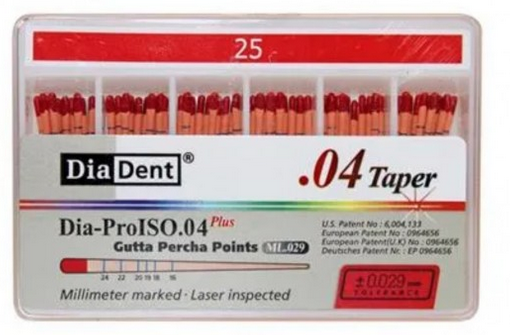 Gutta Percha Points 25 Taper 0.4 60pcs