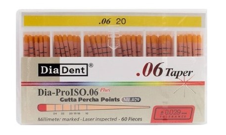 Gutta Percha Points 20 Taper 0.6 60pcs