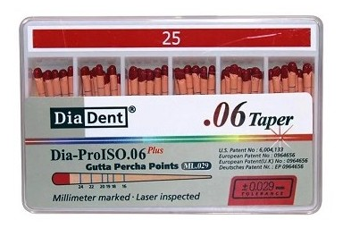 Gutta Percha Points 25 Taper 0.6 60pcs