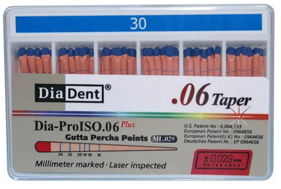 Gutta Percha Points 30 Taper 0.6 60pcs