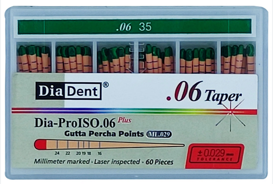 Gutta Percha Points 35 Taper 0.6 60pcs