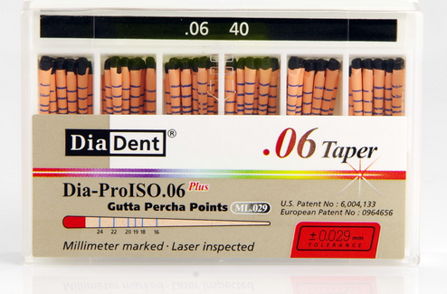 Gutta Percha Points 40 Taper 0.6 60pcs