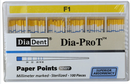 Dia ProT Paper Points F1 100pcs