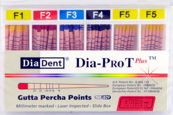 Dia ProT Gutta Percha Points F1-F5 60pcs