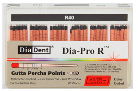 Dia ProR Gutta Percha Points R40 60pcs