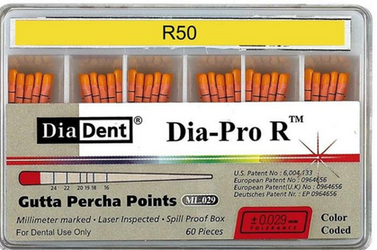 Dia ProR Gutta Percha Points R50 60pcs