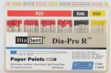 Dia ProR Paper Points R25-R50 100pcs